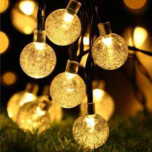 10M 50Led Solar Powered Bulbs Led String Lights for Outdoor