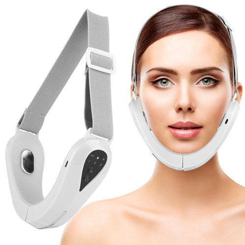 Facial Massager Chin Lift Belt LED Photon Therapy Face Slimm