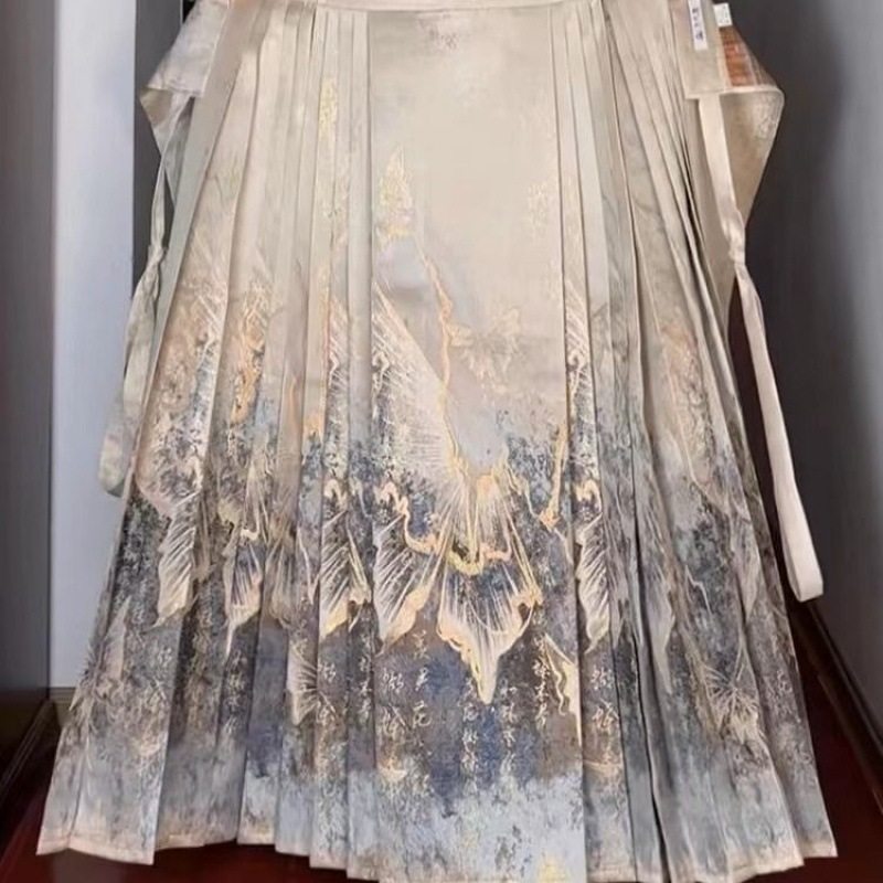 马面裙2026春季新款小个子国风改良半身裙新中式明制通勤汉服套装