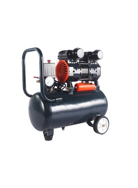 中部工品无油空压机静音空气压缩机打气泵220JV一台价220V橘红850