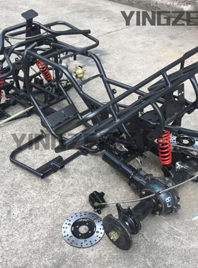 125-150-250CC四轮摩托车配件大沙滩车R车架轴传动后桥刹车