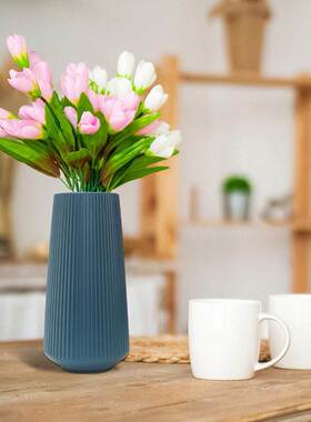 极速Plastic Vase Living Room Decoration OrnNaments Modern Or