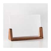 实木压克力展e示架台卡桌牌价格牌立牌Ga4桌面展示牌木质台签定制