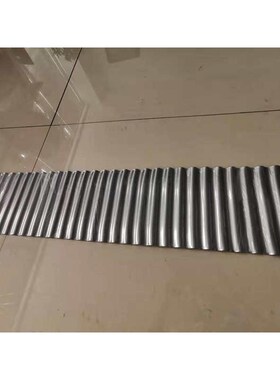 不锈钢小波纹板201拉丝波浪板s 波峰31.5x8mm波高 板厚0.5x1250高