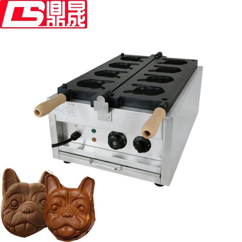 鼎晟DS-1109犬首烧松饼机狗头烧松饼机动物图像订做Y华夫饼机威夫