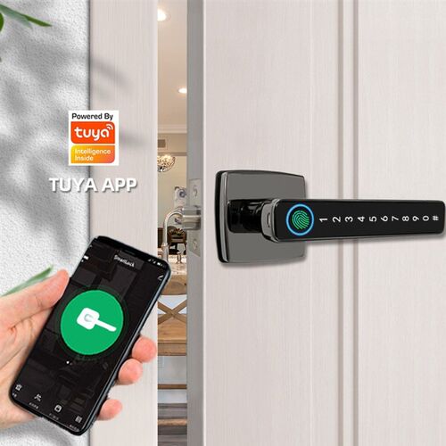 Fingerprint Smart Door Lock with HandleK 4 in 1 Keyless Entr