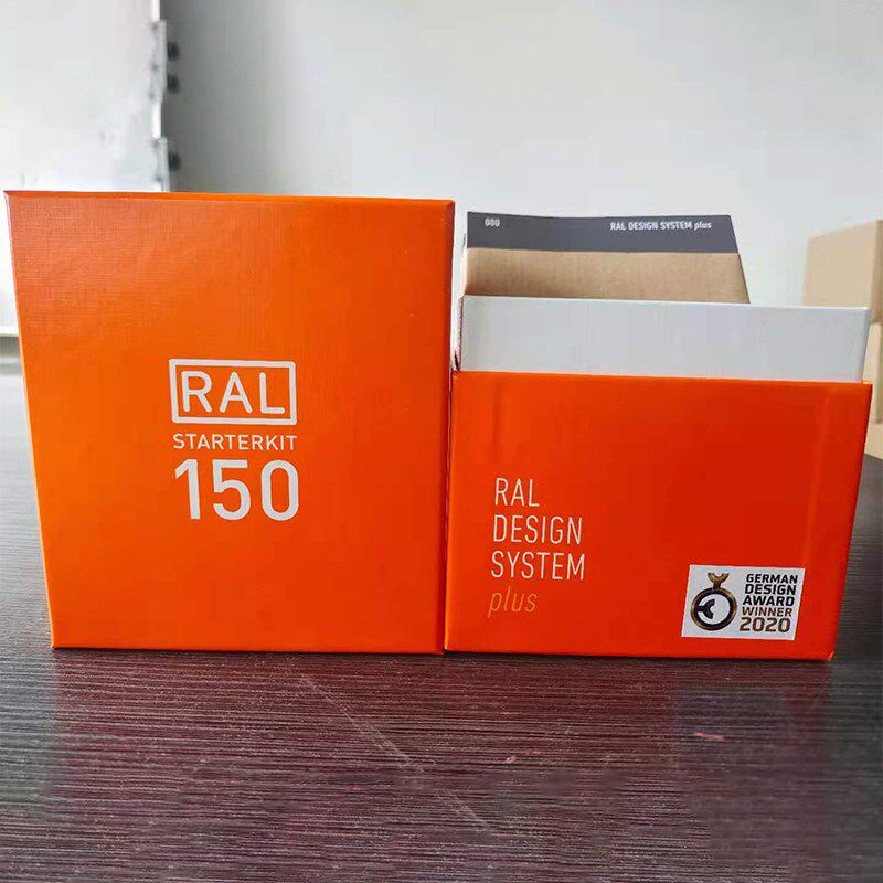 德国劳尔RAL1825色卡颜色体系初学者套盒设t计师版色彩体系色