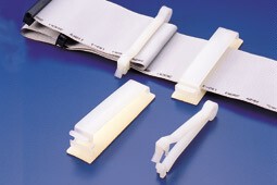 尼龙 台湾凯士士 扁线固定夹 5F0 100个 KSS排线固定夹FCT