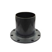 甲管乙管插口法兰UPVC500插盘带胶圈钢塑短管平插10Y公斤钢塑管件