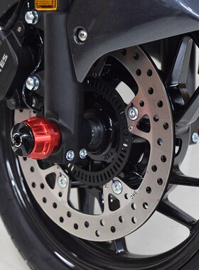 适用ZONTES升仕k350D 350M 350E改装前轮防摔 前减震防撞球前叉杯