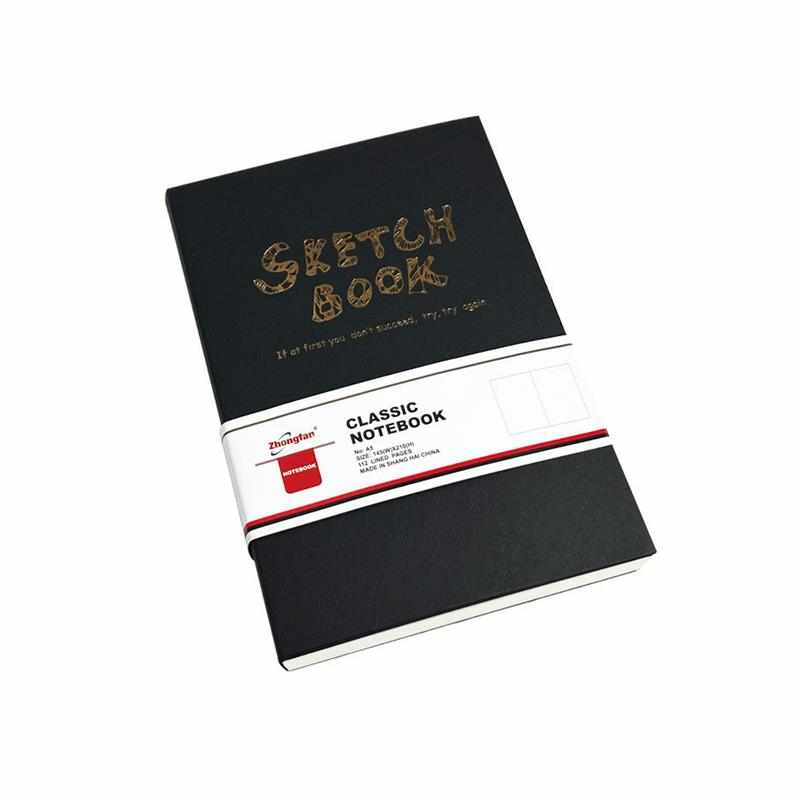 超厚速写本彩铅画k画精装素描本涂鸦b5速写本手绘纸A4空白摸鱼本a