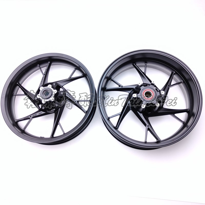 赛600轮圈e钱江追600QJ600GS-3B/3A前后轮毂轮圈铝合金钢圈铝轮