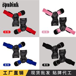 爆款健身护掌手套运动健身卧推举重护腕护手掌硬拉助力带橡胶护腕