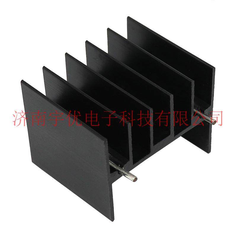 爆款YB2530*25*25mm铝型材散热片TO-220双针黑色,五金/工具,低频连接器电缆组件,淘宝优惠券,粉丝福利购,淘宝优惠卷