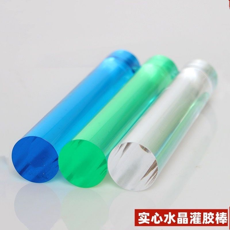 热销乒乓球拍粘拍滚胶棒 实心水晶透明压胶棒 Q底板粘拍胶皮专用