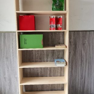 书架落地靠墙收纳架家用货架多层简易书柜卧室实木架子客厅置物架
