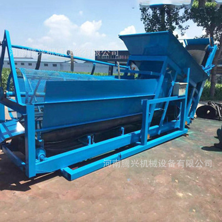 专业生产全自动滚筒筛沙机工地用小型振动筛沙机黄沙分离圆筒筛