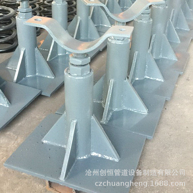 管道可调升降鞍式阀门支座