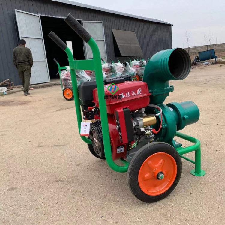 浇灌柴油离心泵6寸 180立方柴油离心泵图片 手推式3寸汽油抽水泵