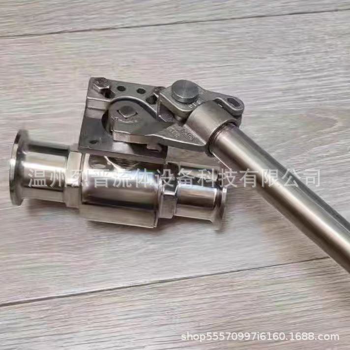 不锈钢自动复位卫生级快装球阀TQ81F-16P自动回位归位食品级阀门
