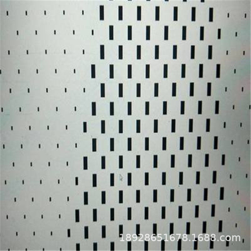 工厂加工方型冲孔渐变孔 不规则冲孔雕刻铝单板 天花透光铝单板