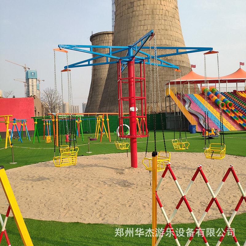 生态园网红骑猪比赛小猪赛跑无动力体能乐园滑索溜索坑爹过山车