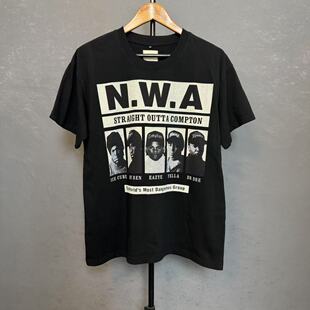 鲨魚CLUB出品自主vge高街匪帮说唱人物短袖男女款宽松vtg