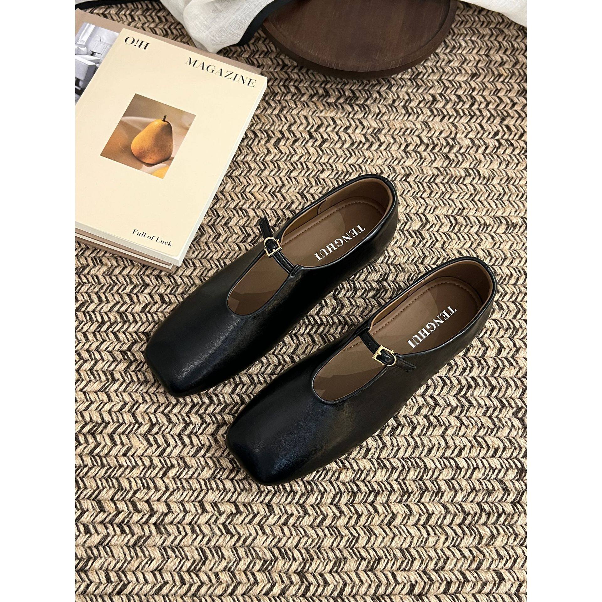 平底乐福鞋女简约百搭单鞋
