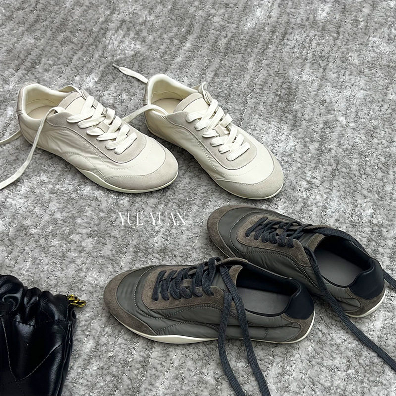 拼接德训鞋软底阿甘鞋休闲鞋女