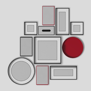 RESONG日诵家居 欧普漆器 软装饰品托盘花瓶纸巾盒
