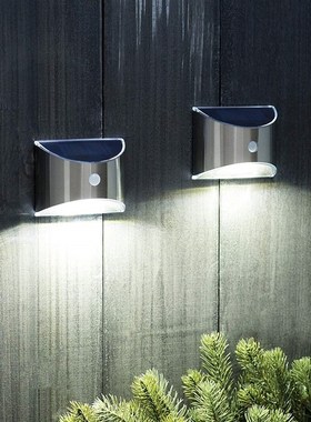 LED Solar Light Outdoor Wall Lamp  GarJden Patio Pathway Fen