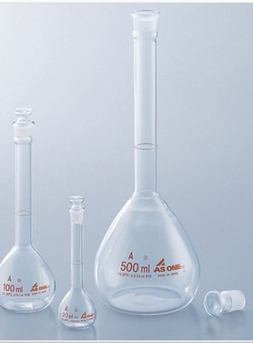 AS ONE/亚速旺实验仪器容量瓶 (A级)玻璃瓶 FLAPSK 1-8564-01