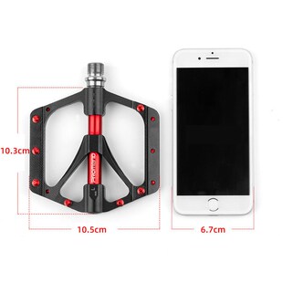 Promend山地自行车脚踏 M82铝合金抛光L轴承踏板3培林宽骑行脚蹬