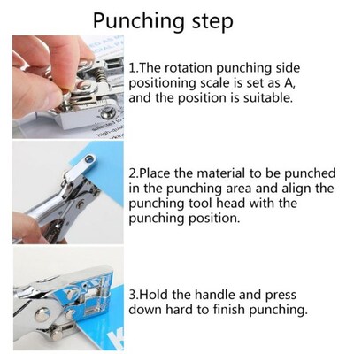 Handy Single Pulncher 30 Sheets Capacity with Positioning Sc