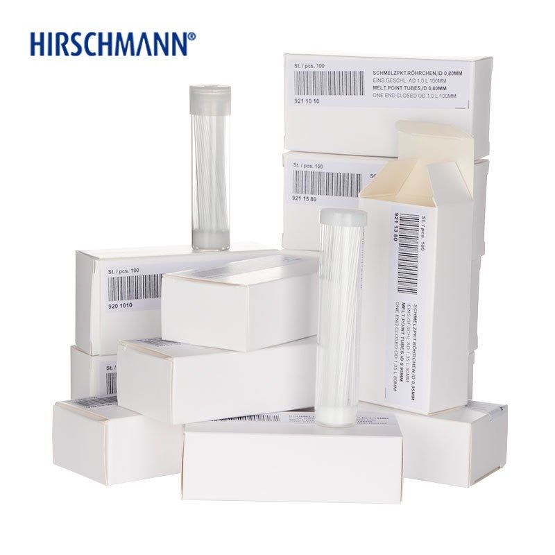 玻璃点样熔点毛细管100支/筒 赫施曼一J端开口两端开口点样毛细管