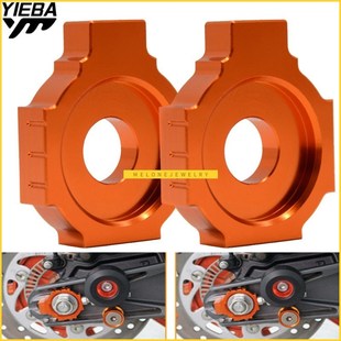 Motorcycle Awccessories CNC Axle Orange Rear Spindle Pair