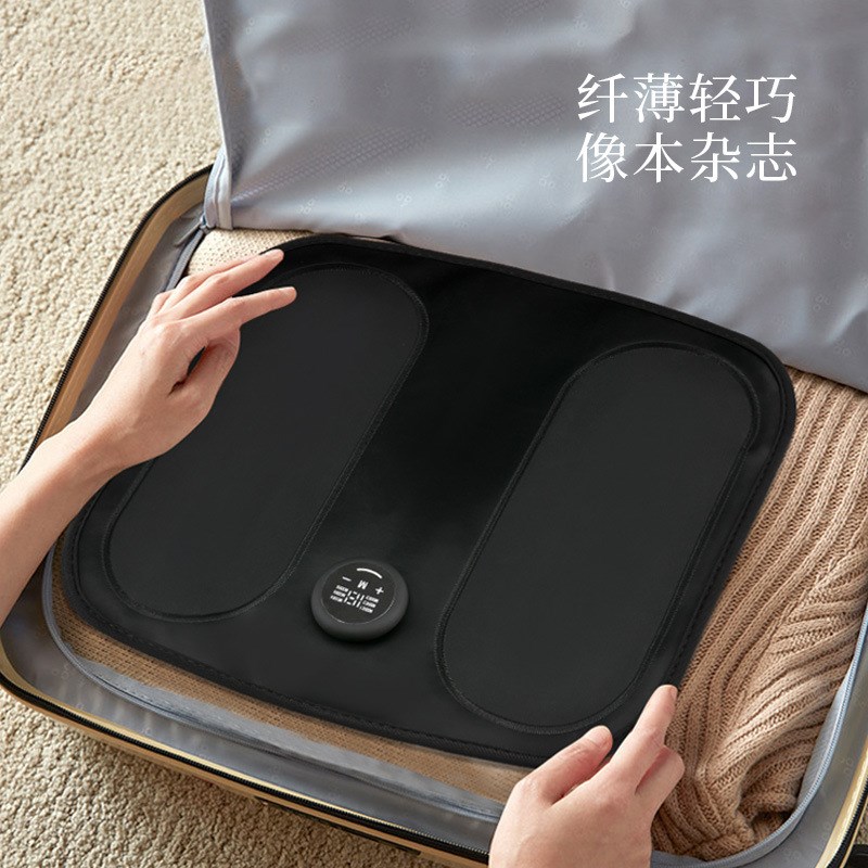 EMS智能足f底按摩脚垫电动脚底震动按摩器足疗机足部脉冲仪美腿器