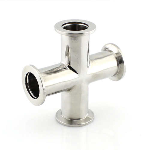 不锈钢KF快d装四通304真空法兰卡盘ISO63卡箍异径KF10 16 25 40 5