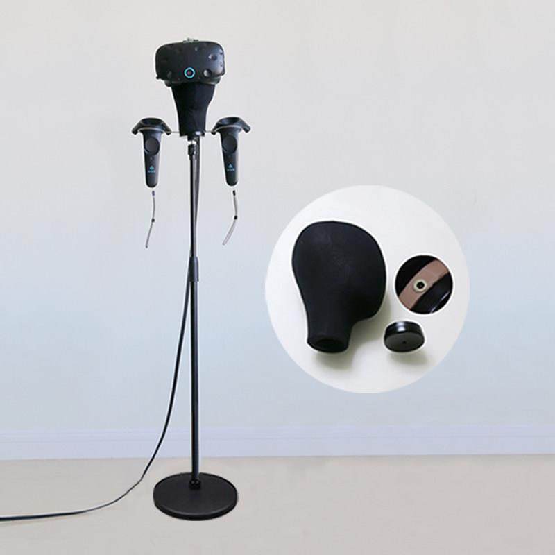 HTC VIVE PRO头盔支架伸缩落地圆盘VR眼镜展示Pico4手柄Index头模