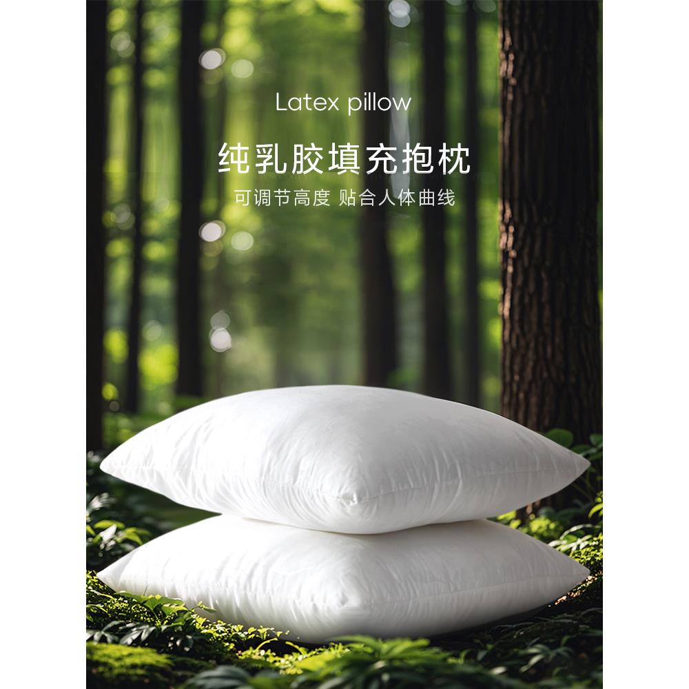 沙发抱枕客厅泰国天然乳胶轻奢高级凉感靠垫家用办公室床头靠枕芯