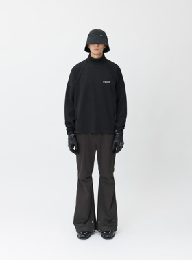 OLIX机能户外圆领卫衣外套男春薄款2024新款高街休闲长袖宽松男装