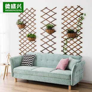 花架网格花墙架铁艺客厅挂墙壁架子装 花盆架 饰阳台墙壁绿萝悬挂式