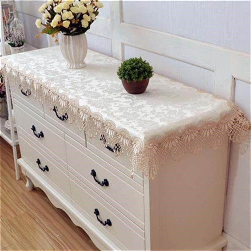 鞋柜盖布梳妆台桌布五斗柜防尘布蕾丝遮盖巾现代简约布酒柜电视柜,居家布艺,万能盖巾,淘宝优惠券,粉丝福利购,淘宝优惠卷