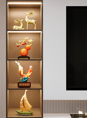 事事如意葫芦摆j件客厅酒柜玄关电视柜装饰品新房布置乔迁新居礼