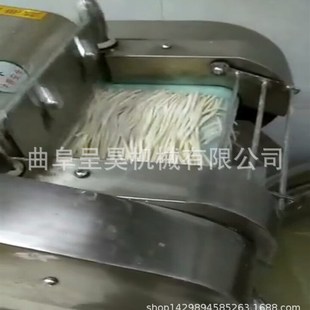 大型输送带切菜机 厨房瓜果切片切丁 切面条粗w细可调 海带切丝机