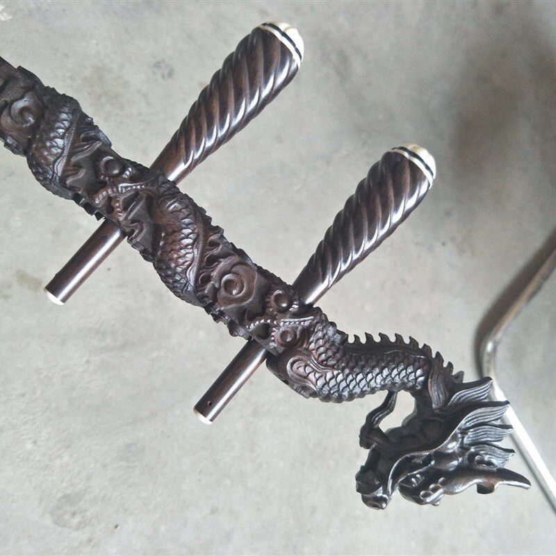 黑檀龙头二胡杆/越胡杆/高胡杆民族拉弦乐器胡琴配件琴杆麻花轴