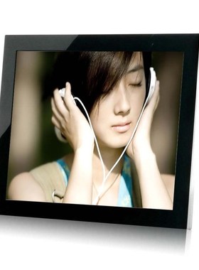 黑色镜面15寸LED高清数码相t框/电子相册/电子相框1024*768/AA屏