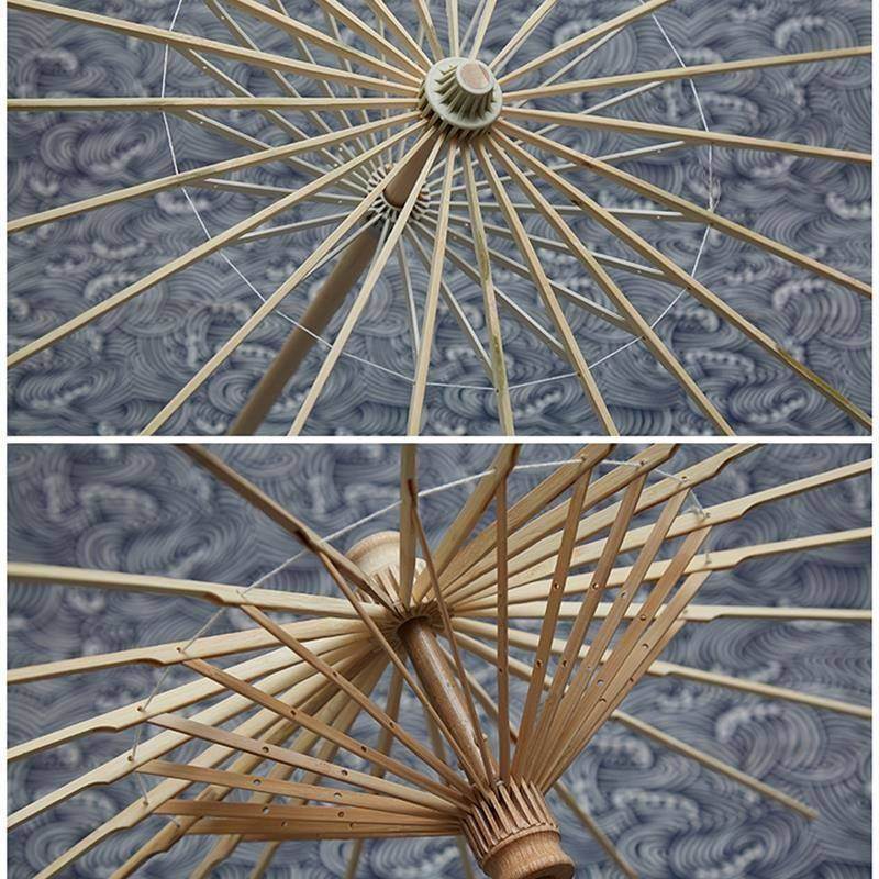 油纸伞伞架伞骨工艺品装饰舞蹈道具竹伞diyN手工古风伞工艺伞仿古