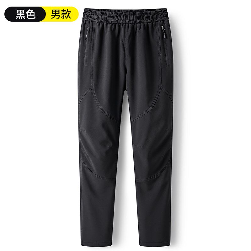 石墨烯加绒加厚冲锋裤男女秋冬季防水保暖户外抓绒户外运动休闲裤