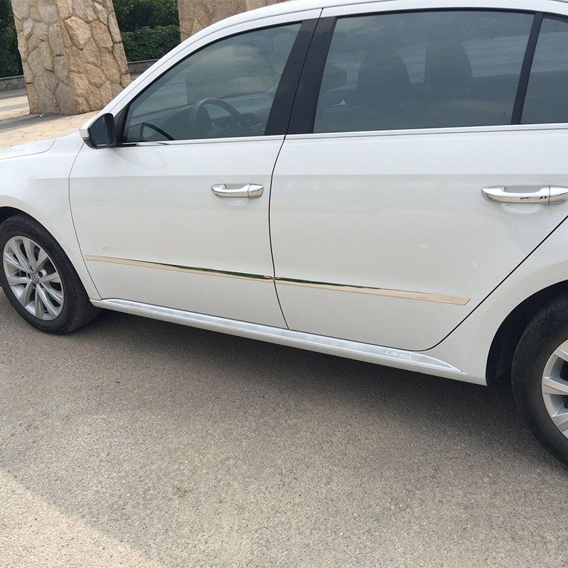 13-19款大众朗逸车身饰条 新朗行车门防擦条 装饰亮条 朗逸改装
